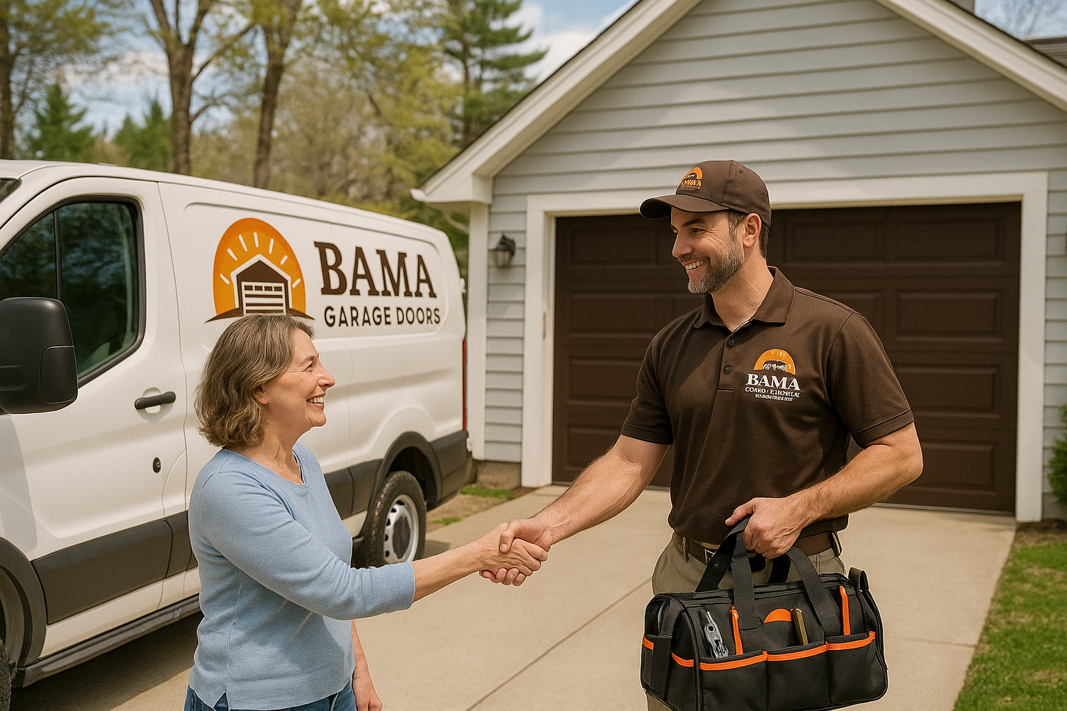 Garage door services in Barrington, ME