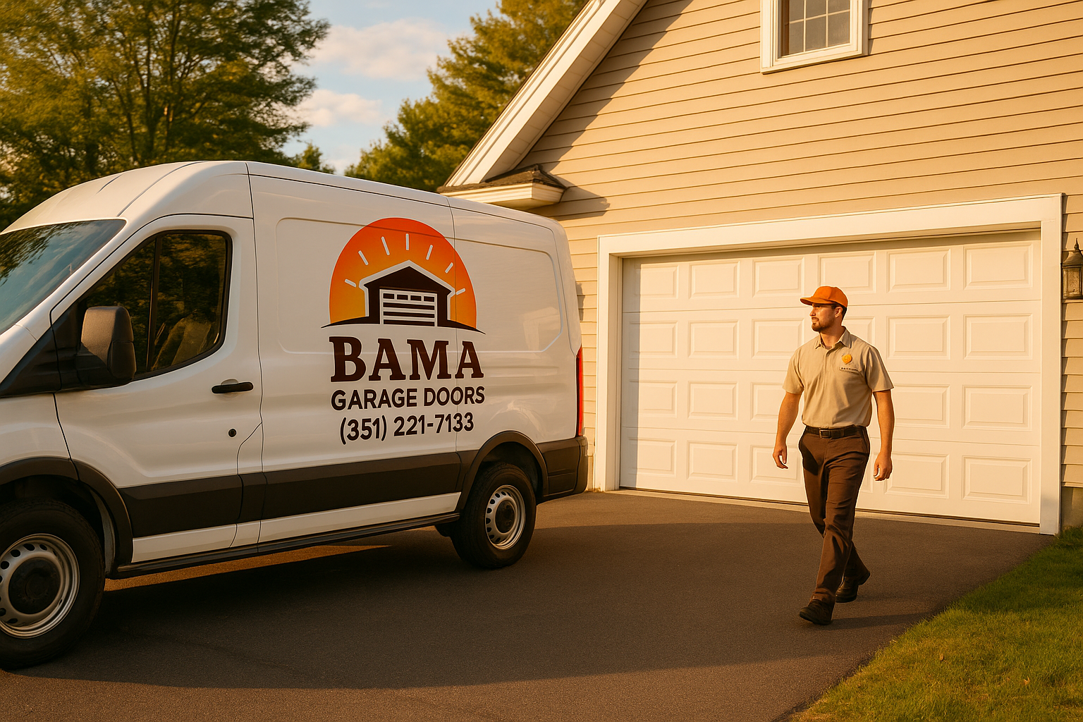 Garage door services in Durham, ME
