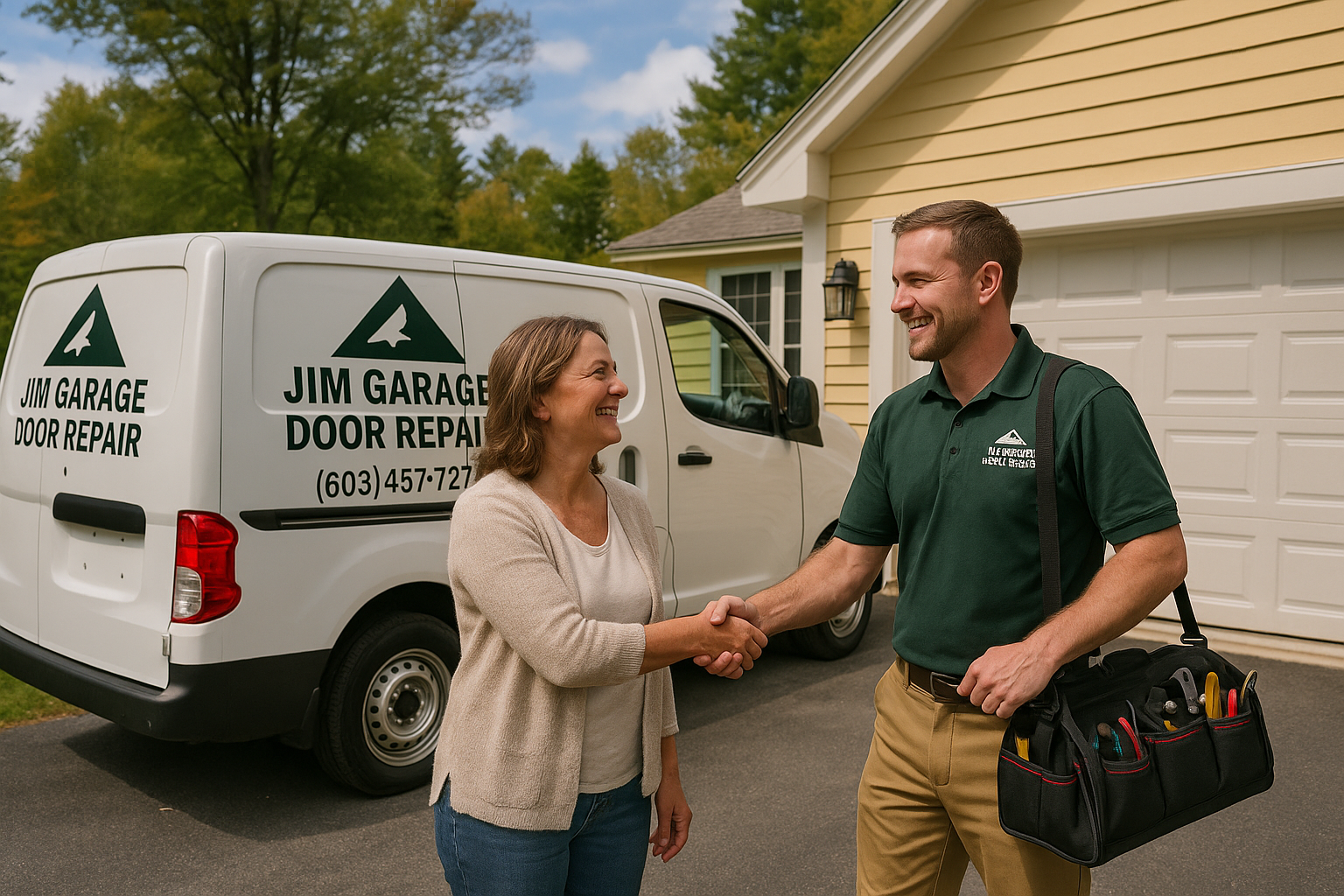 Garage door services in Baldwin, ME