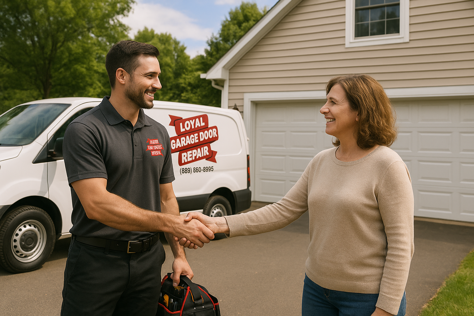 Garage door services in Porter, ME