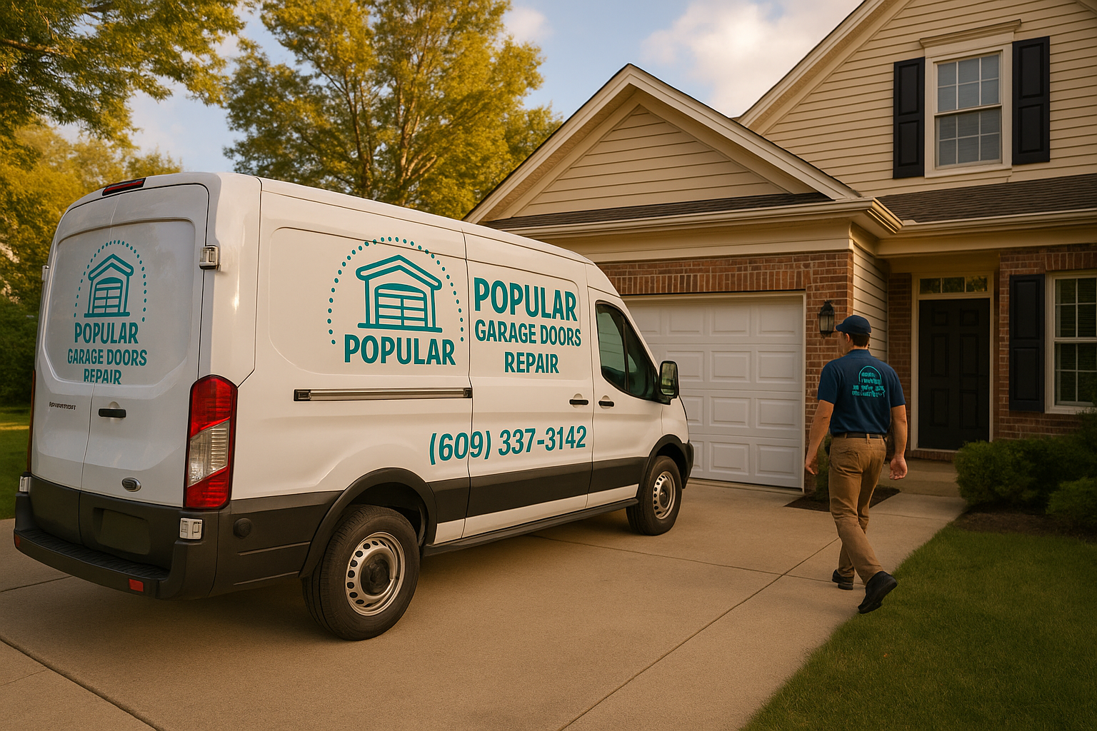 Garage door services in New Castle, ME