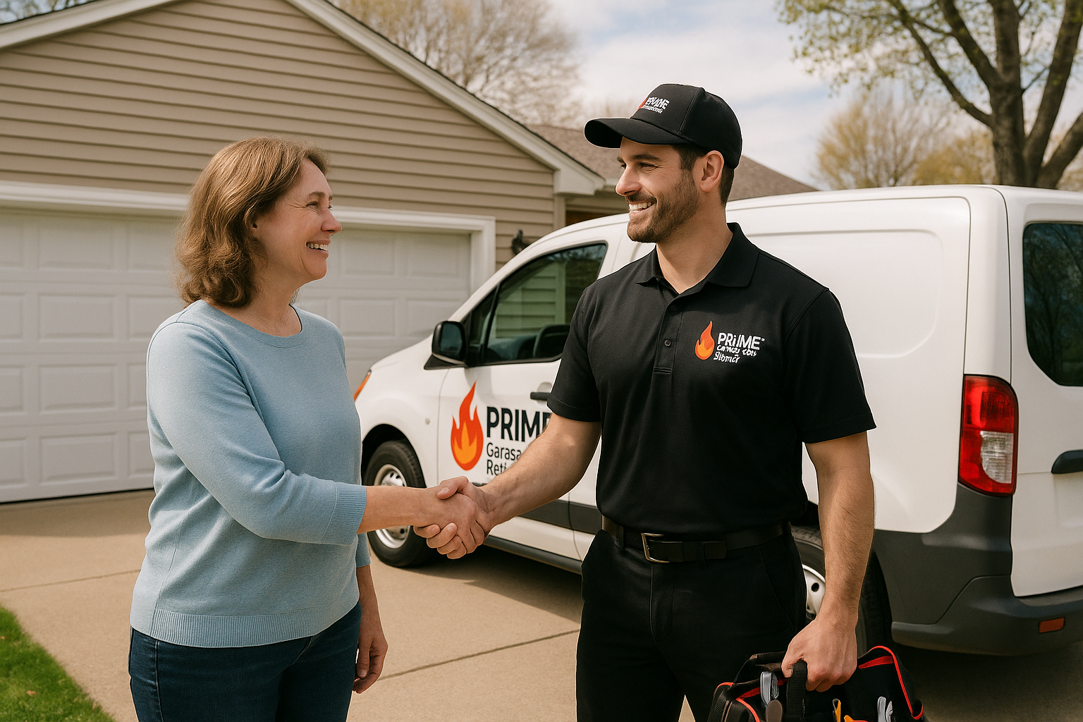 Garage door services in Newfield, ME