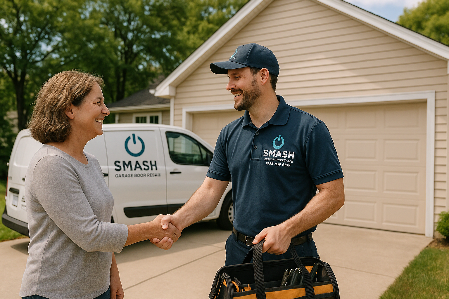 Garage door services in Stratham, ME