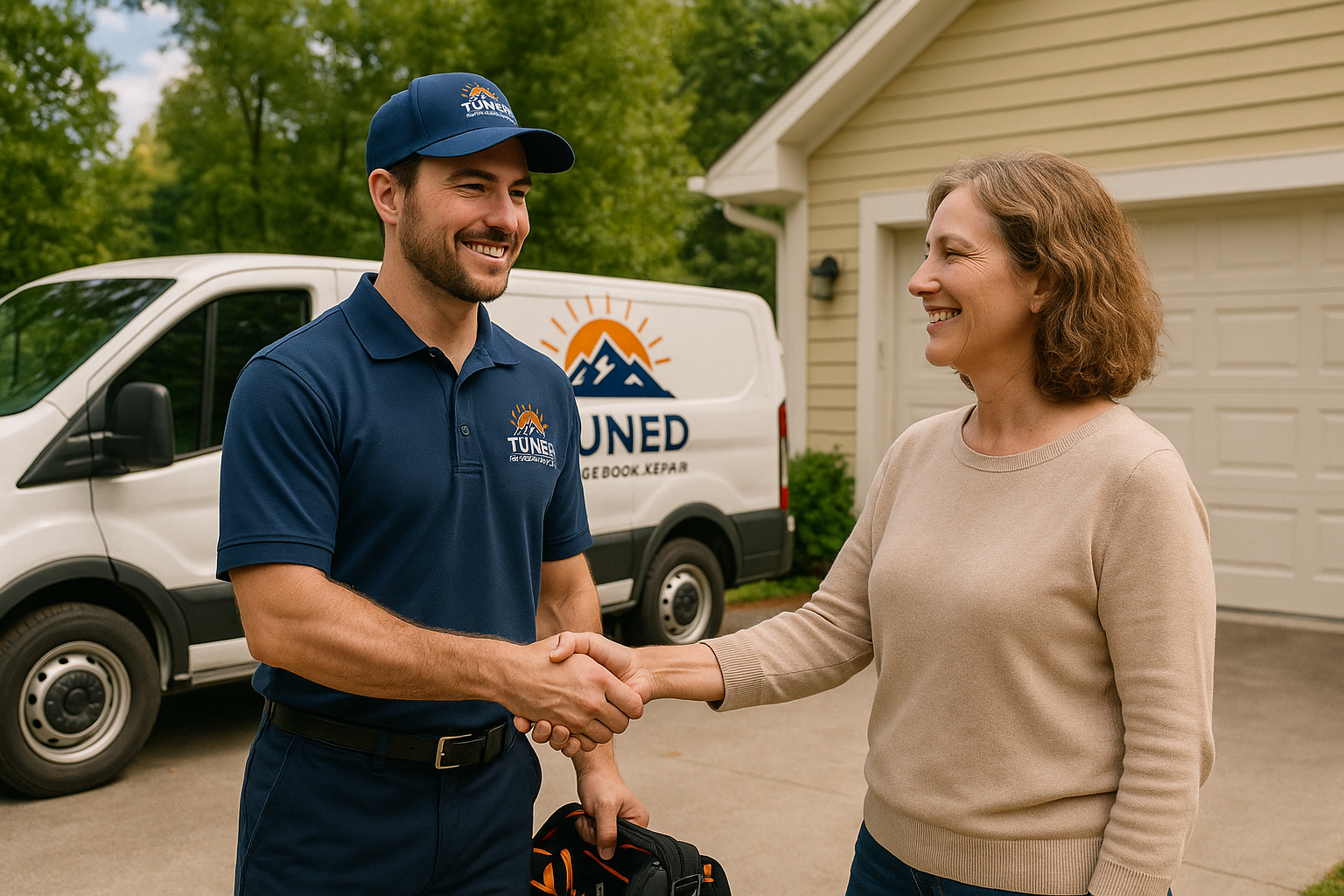 Garage door services in Barnstead, ME