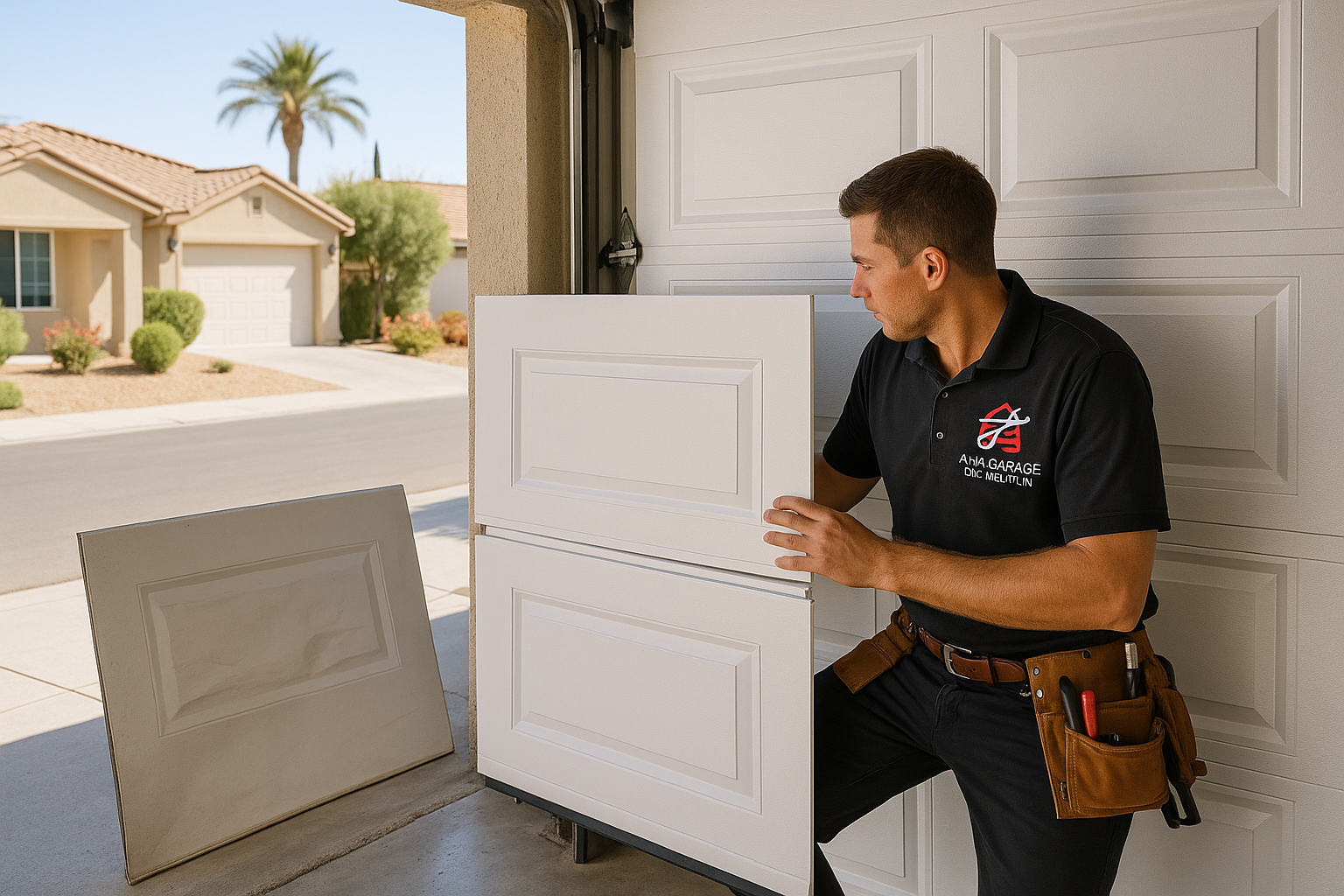 Garage Door Panel Replacement service in Rye