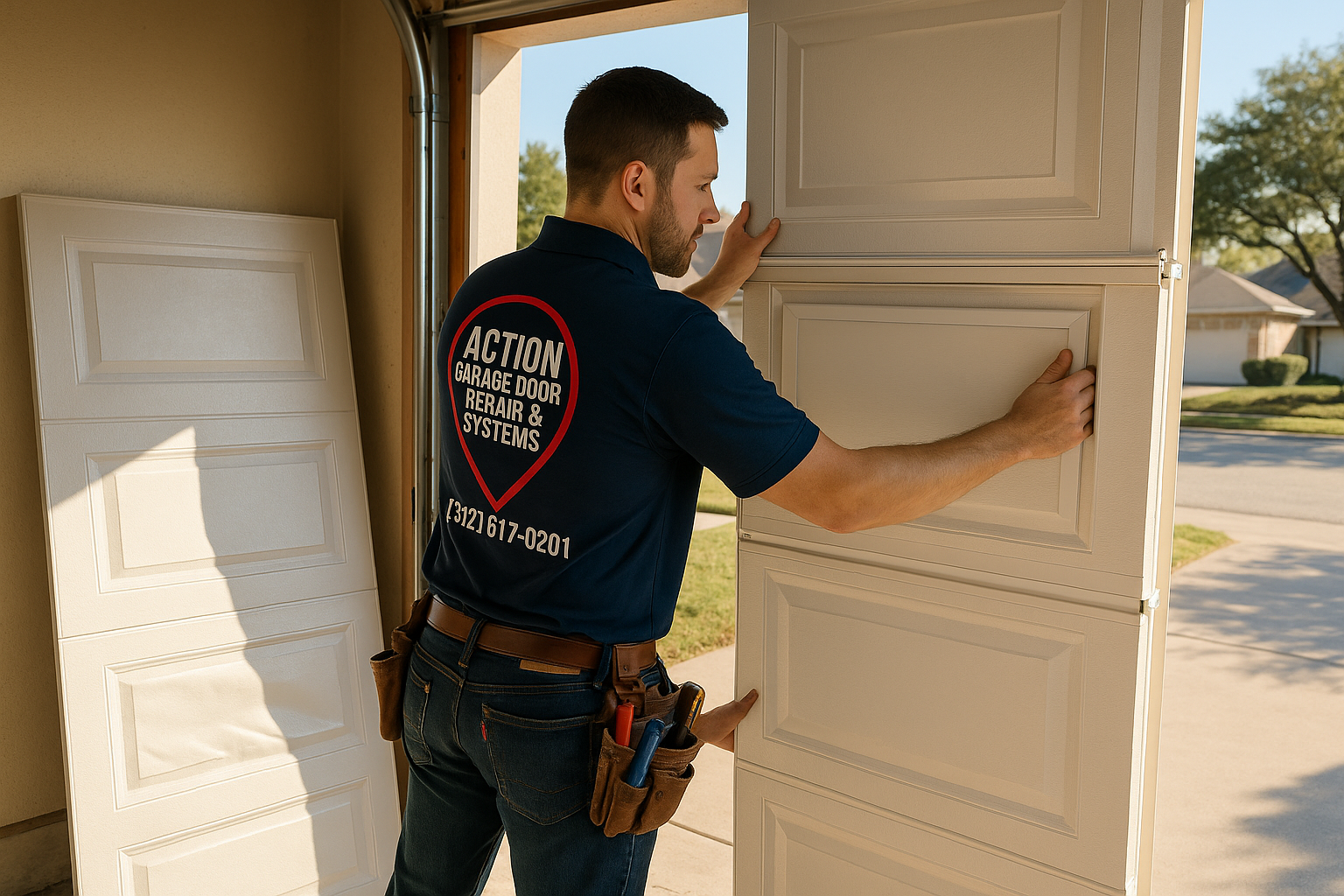 Garage Door Panel Replacement service in Kennebunkport