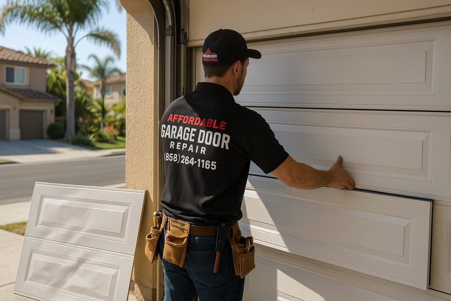 Garage Door Panel Replacement service in Lyman