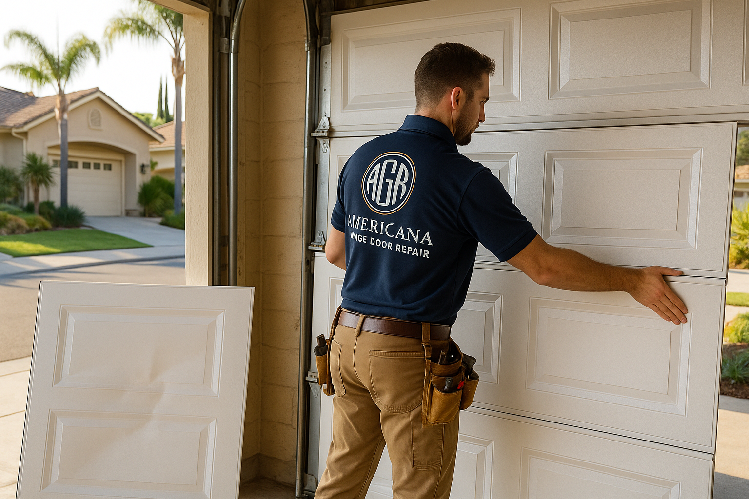 Garage Door Panel Replacement service in South Berwick