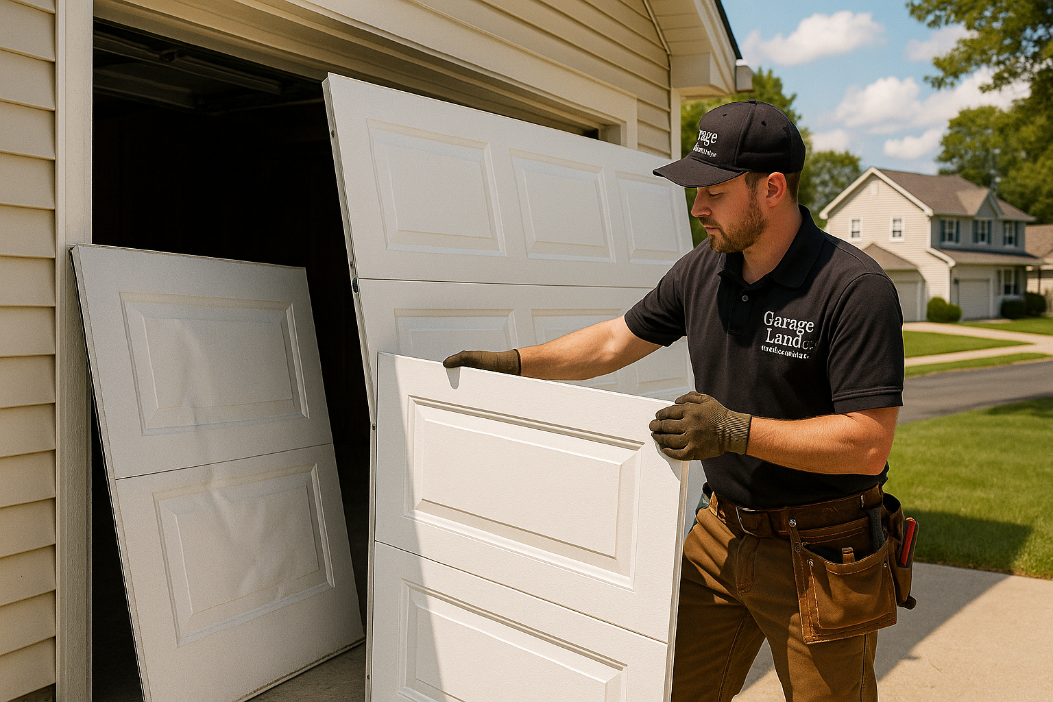 Garage Door Panel Replacement service in Northwood