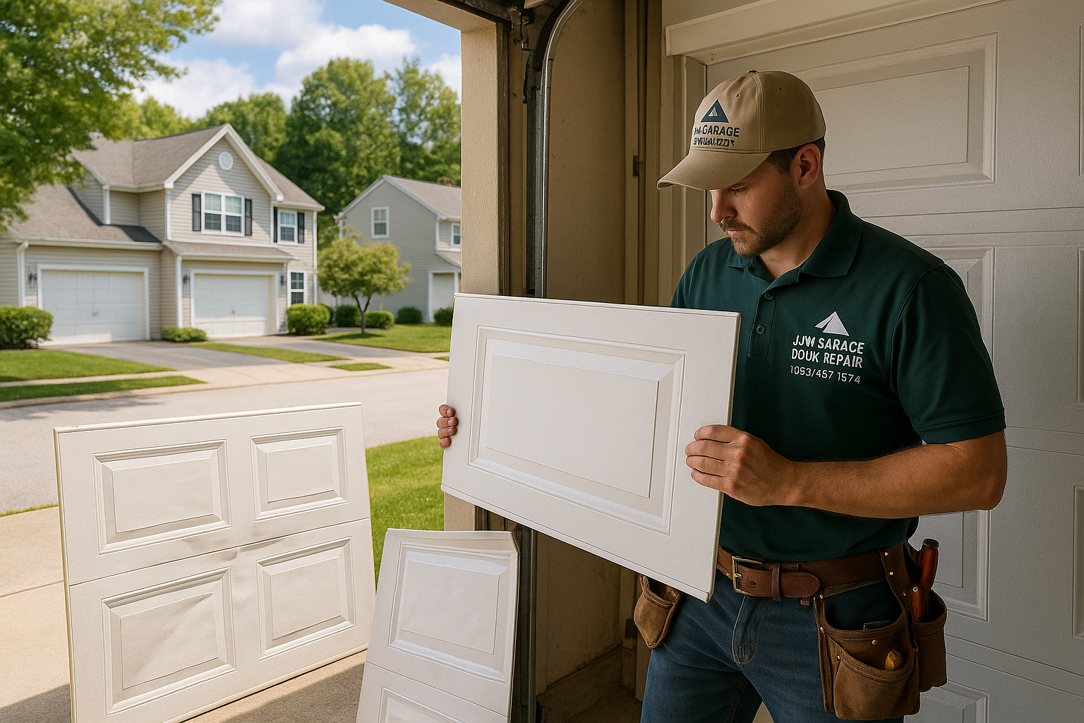 Garage Door Panel Replacement service in Wells