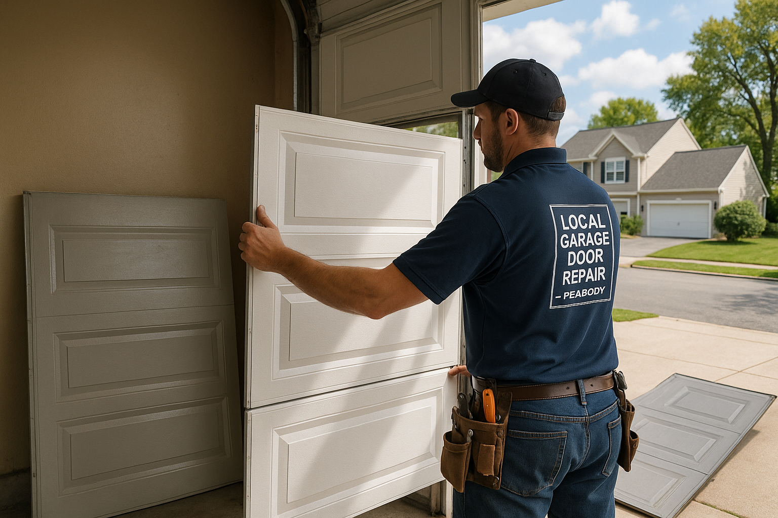 Garage Door Panel Replacement service in Newfield