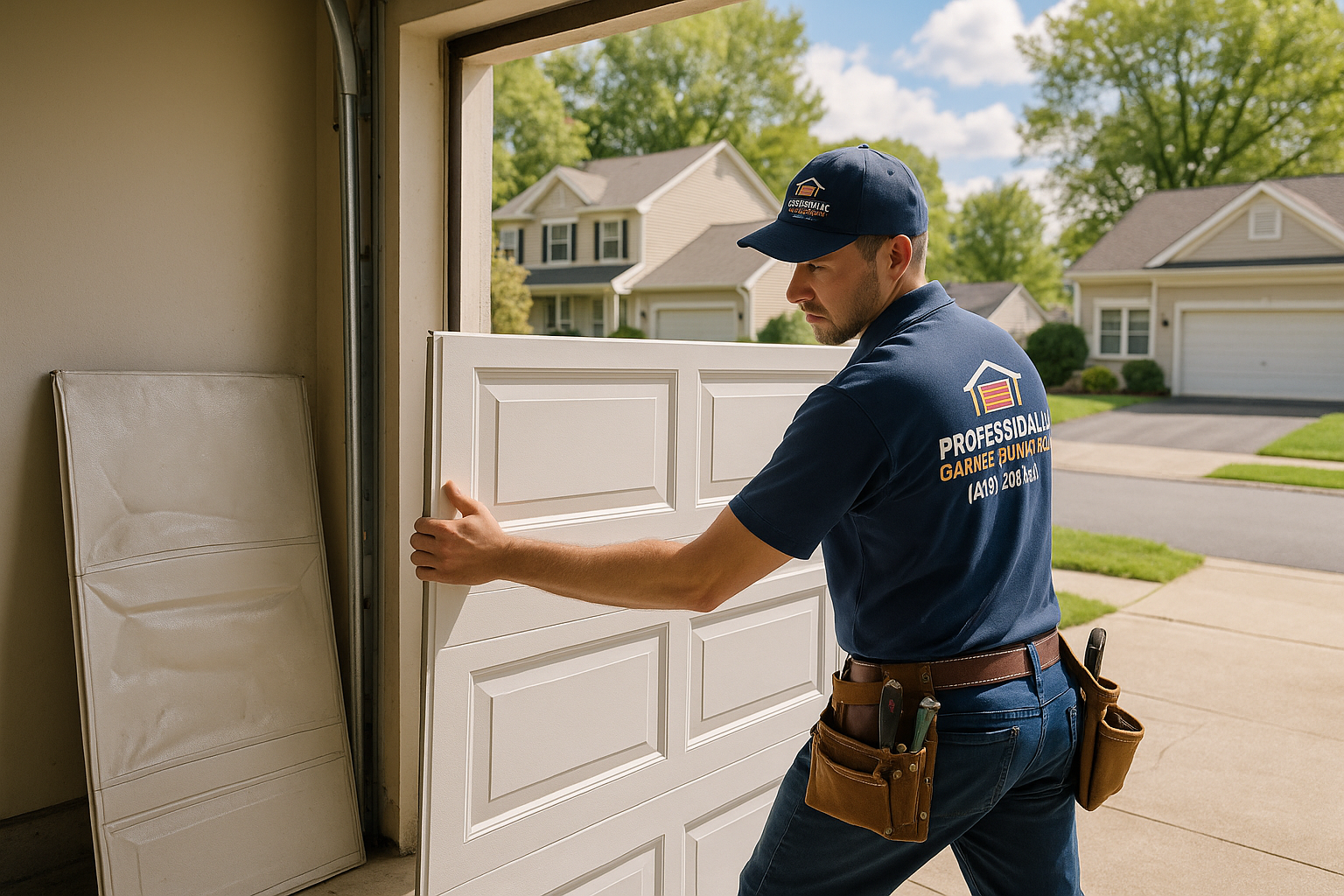 Garage Door Panel Replacement service in Kennebunk