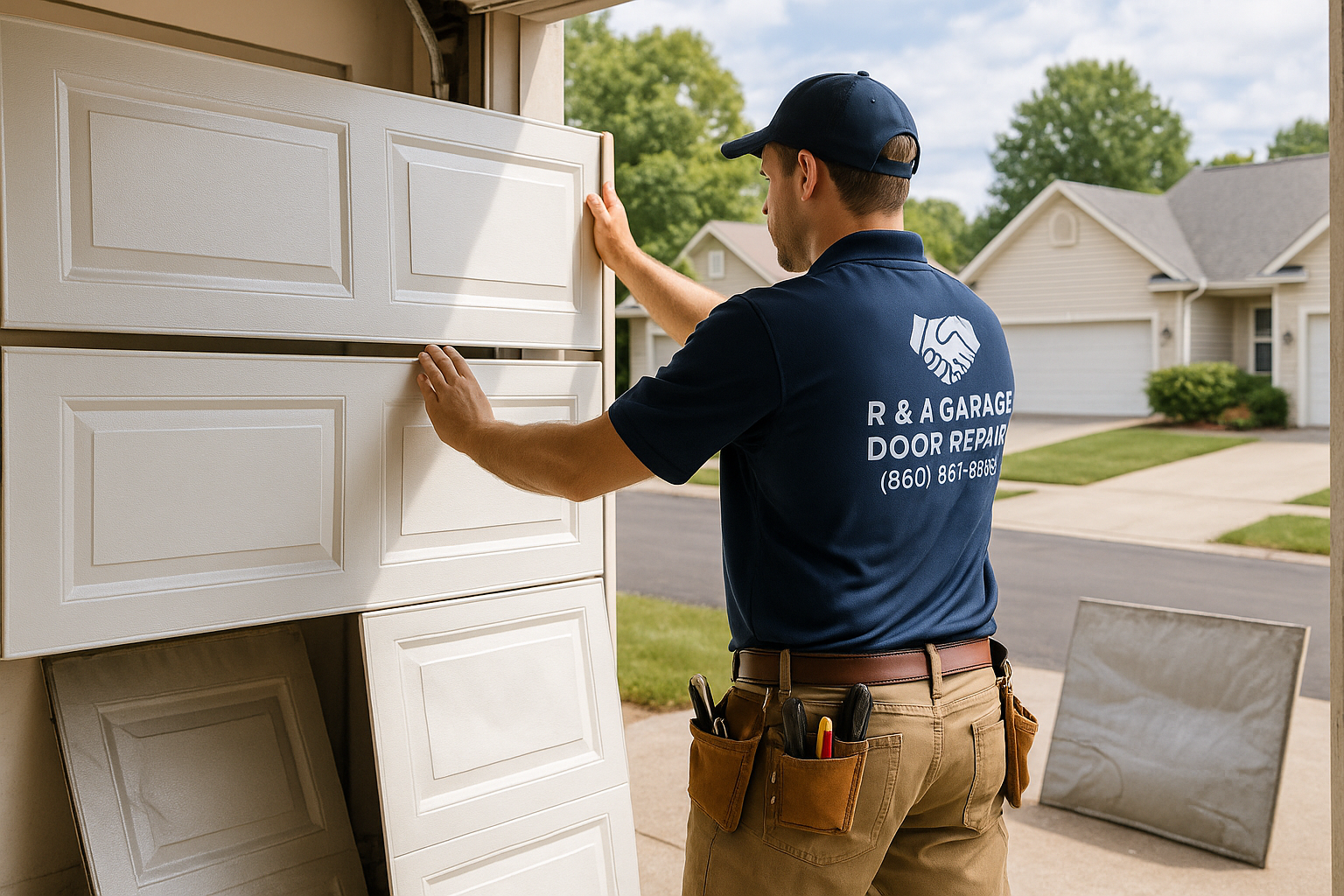 Garage Door Panel Replacement service in New Castle