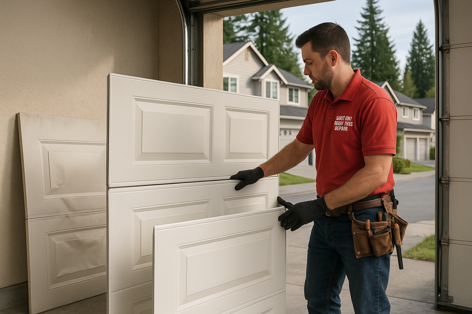 Garage Door Panel Replacement service in Ogunquit