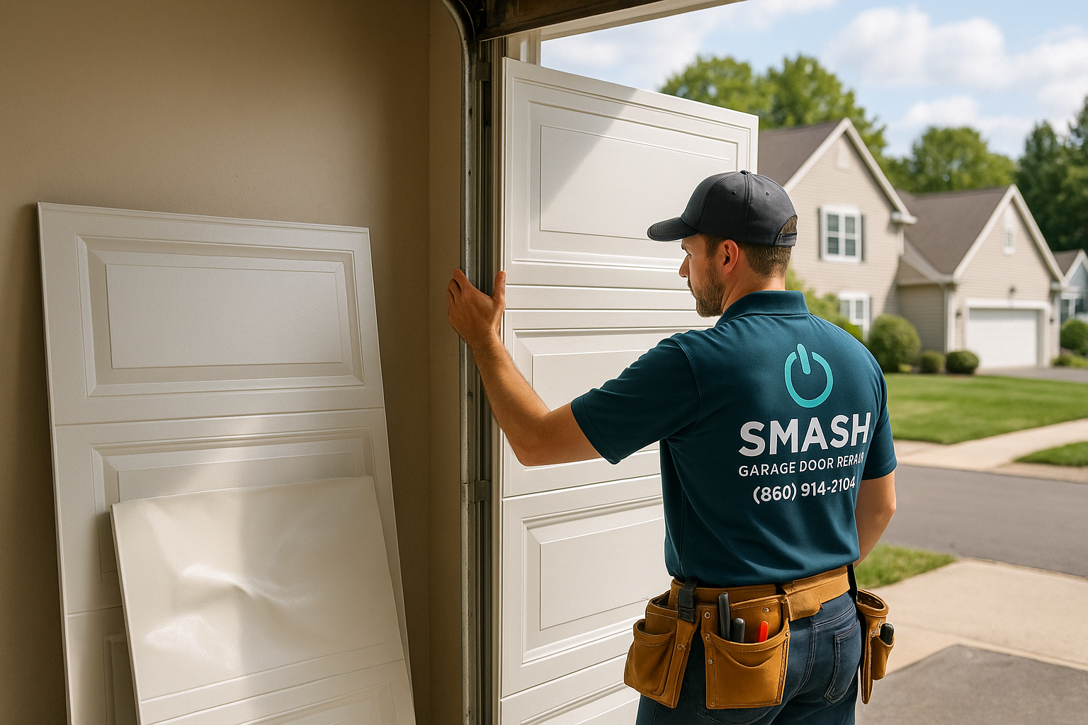 Garage Door Panel Replacement service in Pittsfield