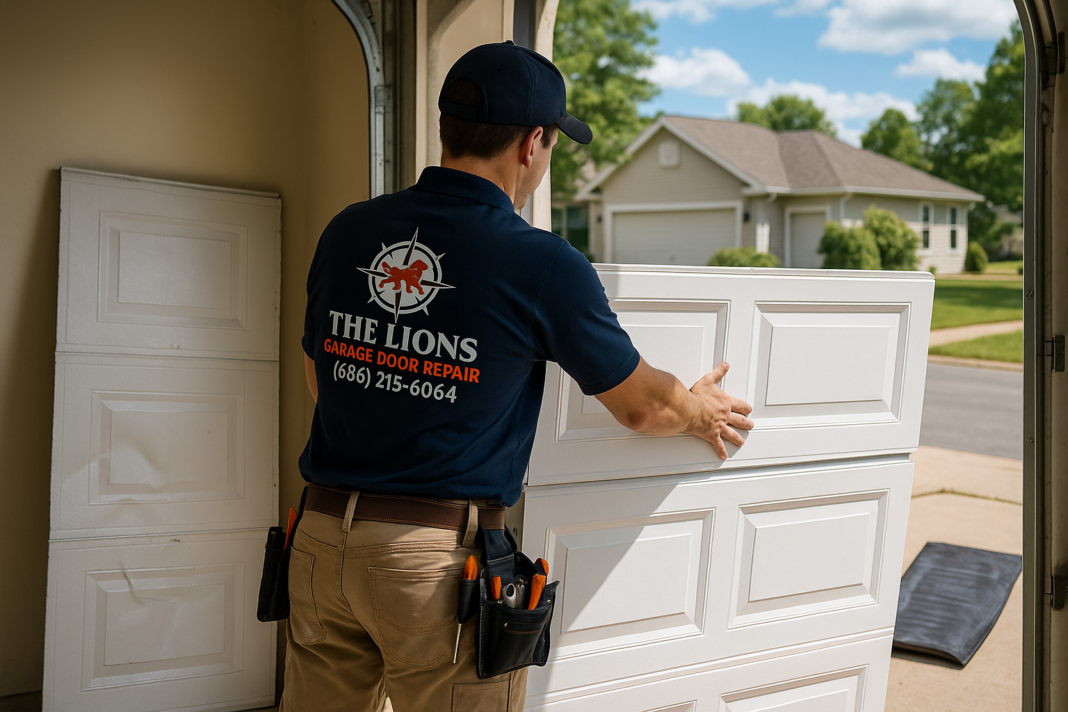 Garage Door Panel Replacement service in Freedom