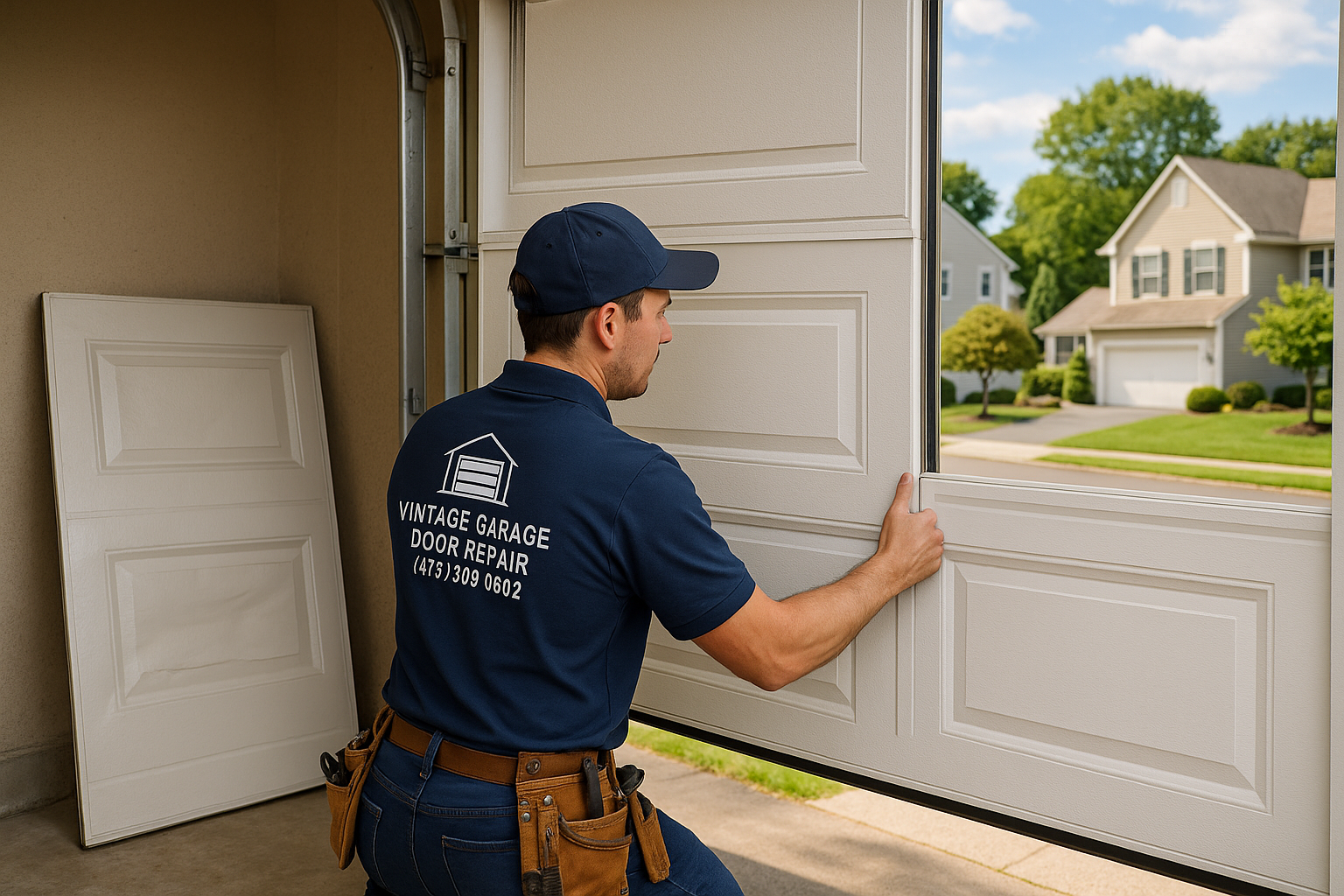 Garage Door Panel Replacement service in Biddeford