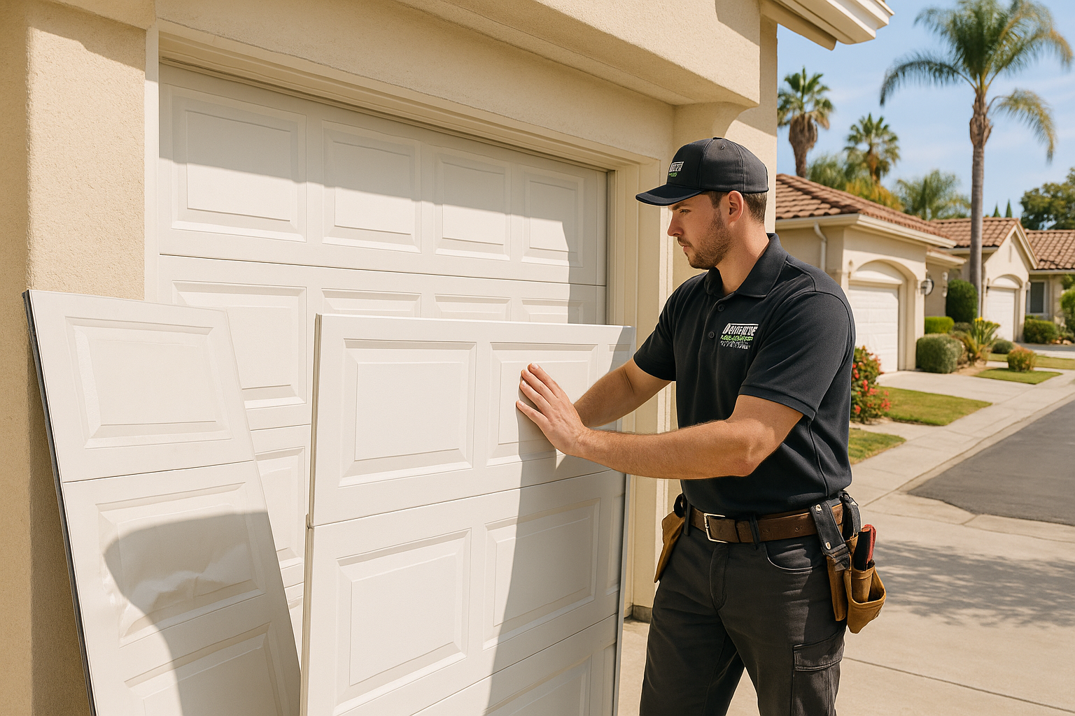 Garage Door Panel Replacement service in Alfred