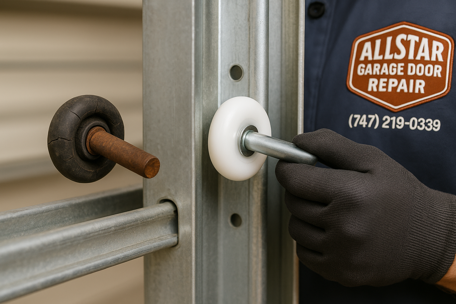 Garage Door Roller Replacement service in Rochester