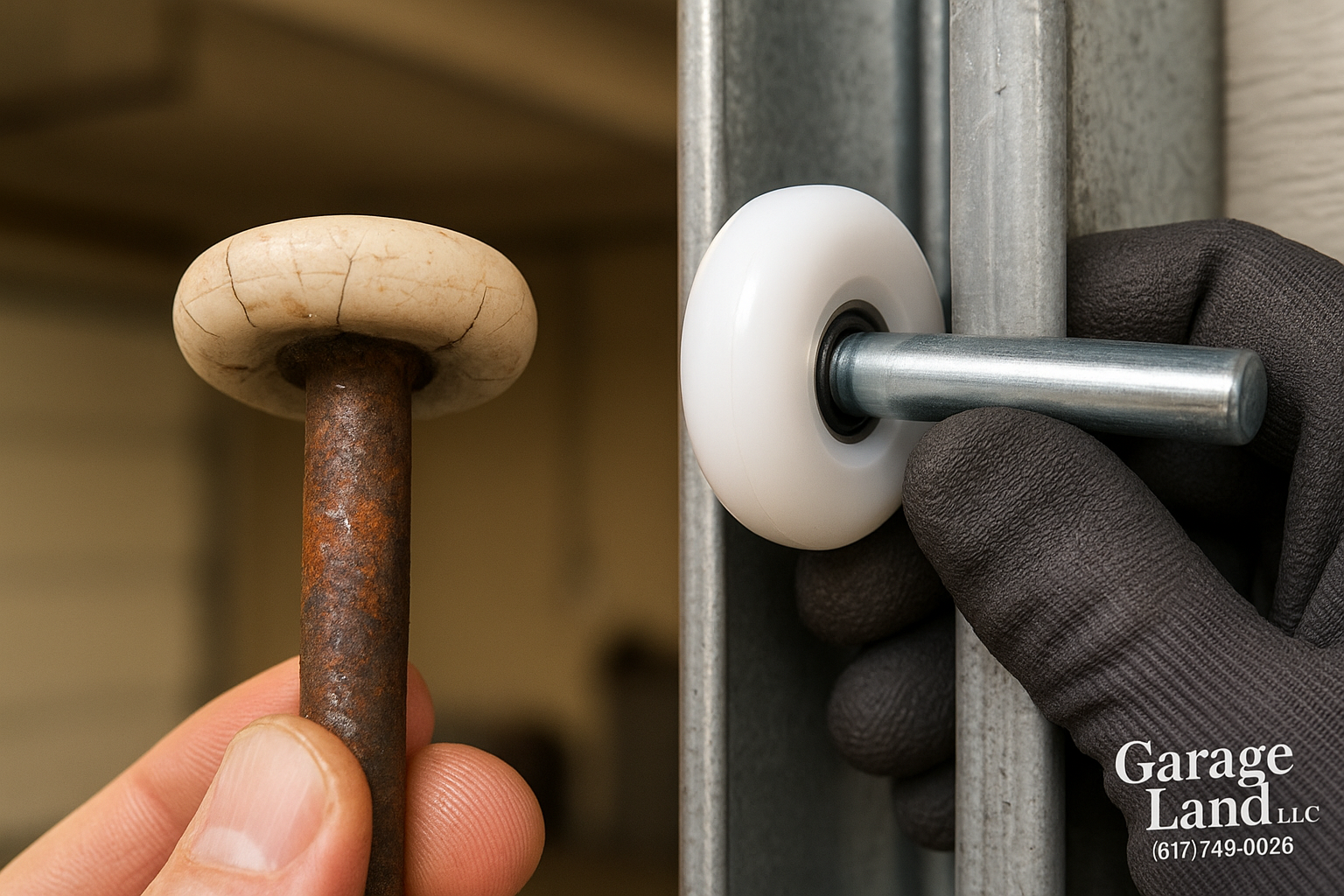 Garage Door Roller Replacement service in Porter
