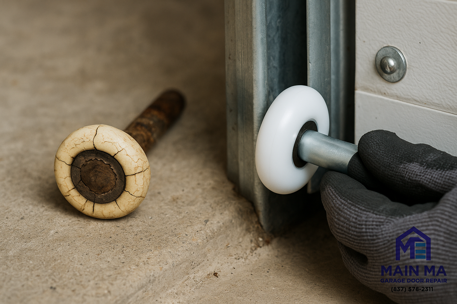 Garage Door Roller Replacement service in Dayton