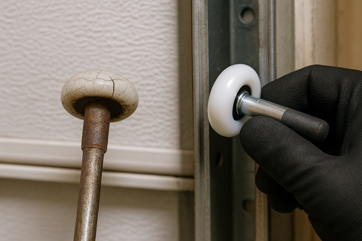 Garage Door Roller Replacement service in Buxton