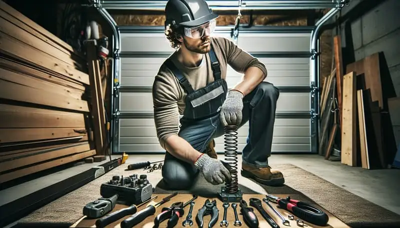 Garage Door Spring Repair in Tuttle Square