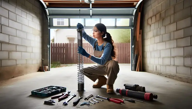 Garage Door Spring Repair — Alfred