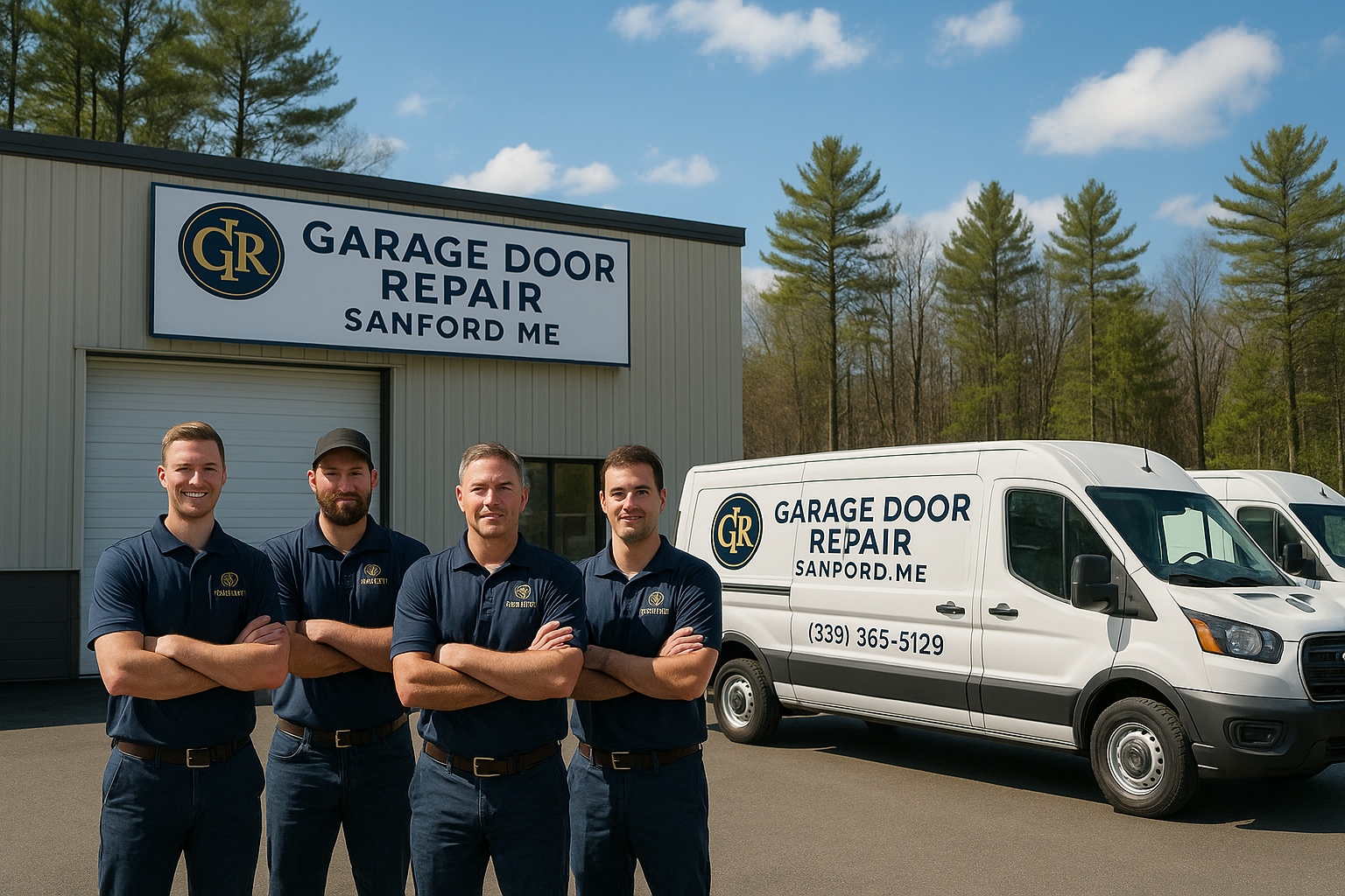 Professional garage door service in Sanford