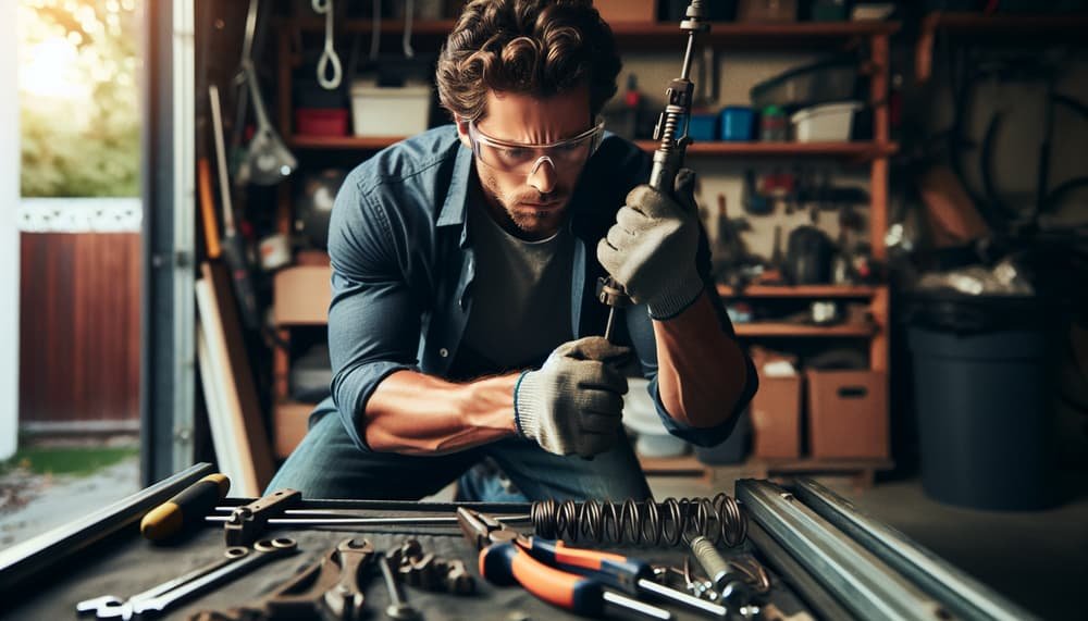 Our professional garage door repair process