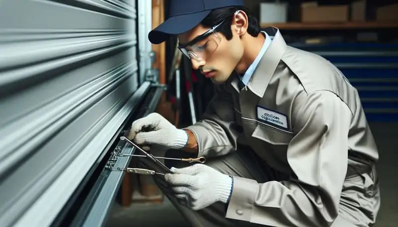 Garage Door Track Repair — Ossipee