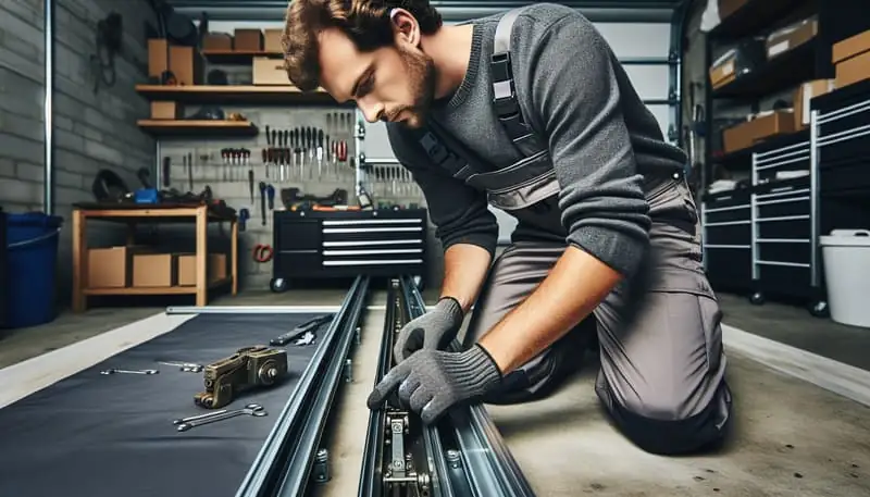 Garage Door Track Repair — Middleton
